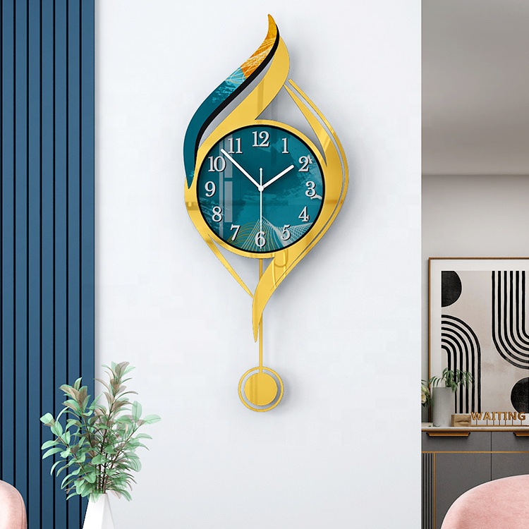 Luxury Lifestyle Living - Horloge murale décorative de style nordique