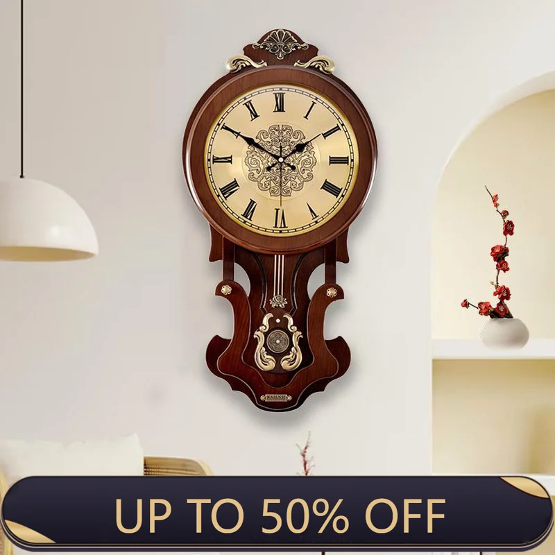 Luxury Lifestyle Living - Horloges murales vintage de grande taille,