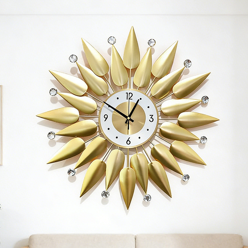 Horloge murale de luxe en méta - Luxury Lifestyle Living avis et prix