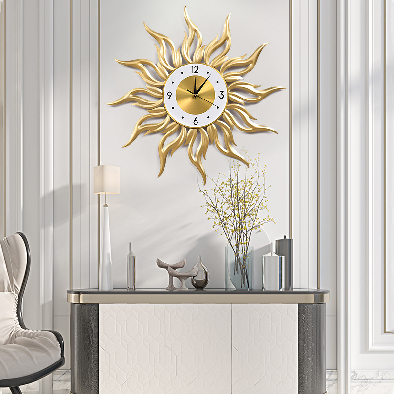 Horloge murale dorée nordique, - Luxury Lifestyle Living avis et prix