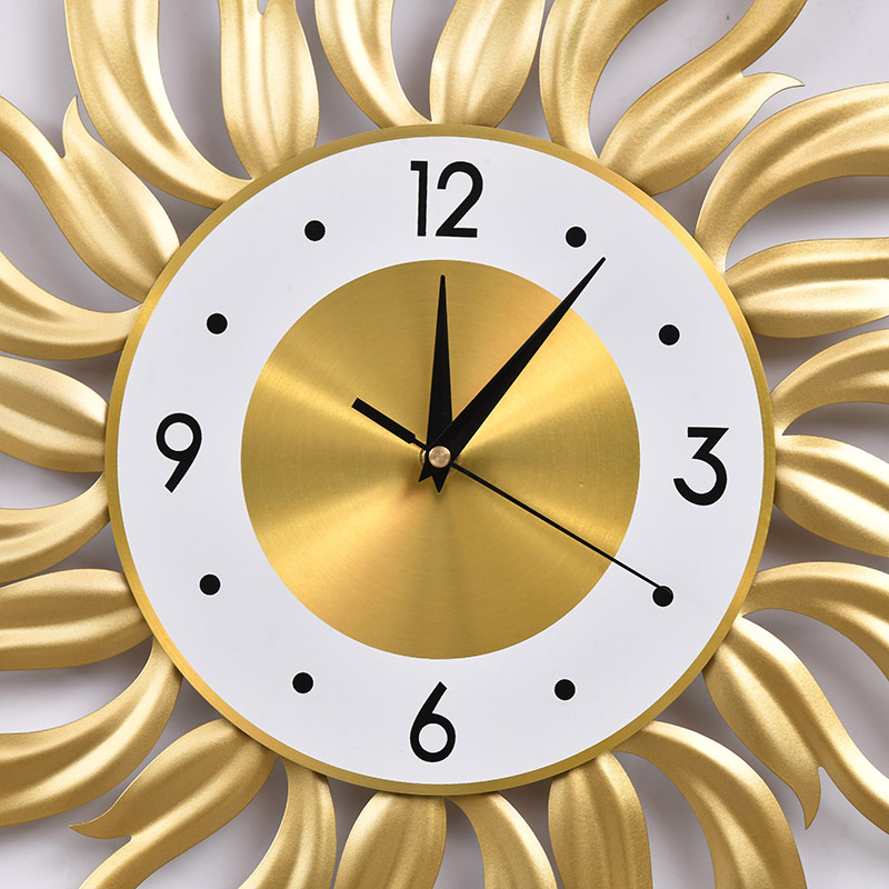 Horloge murale dorée nordique, - Luxury Lifestyle Living avis et prix