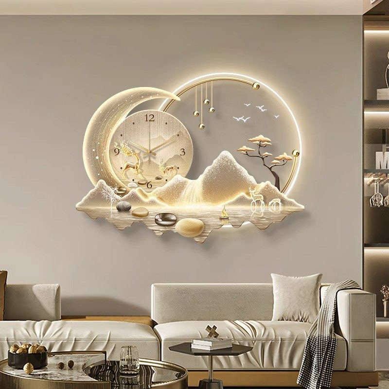 Horloge murale LED artistique, - Luxury Lifestyle Living avis et prix