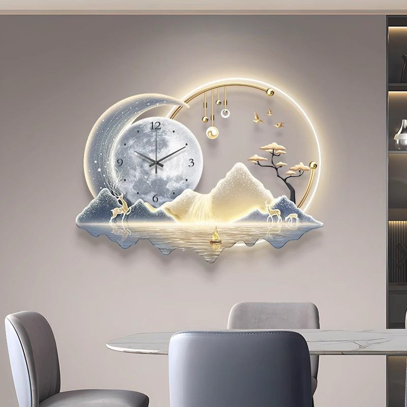 Horloge murale LED artistique, - Luxury Lifestyle Living avis et prix